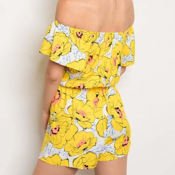 FLORAL ROMPER - Picture 2 of 3